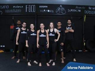 Equipe do Funcional Fight Campo Grande. (Foto: Marina Pacheco)