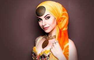 Esmeralda fará show no sábado e whorkshop de dança árabe no domingo. (Foto: Divulgação)