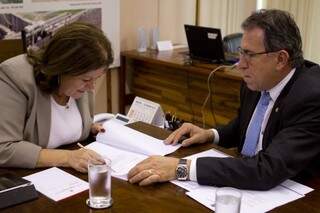 Deputado federal se reuniu com ministra para solicitar a inclusão de rodovia no PAC (Foto: Divulgação)