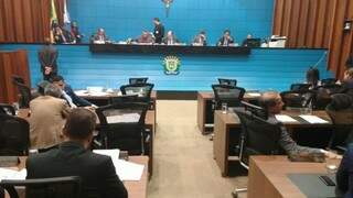 Sessão da Assembléia Legislativa de Mato Grosso do Sul nesta manhã de quarta-feira (Foto: Leonardo Rocha)