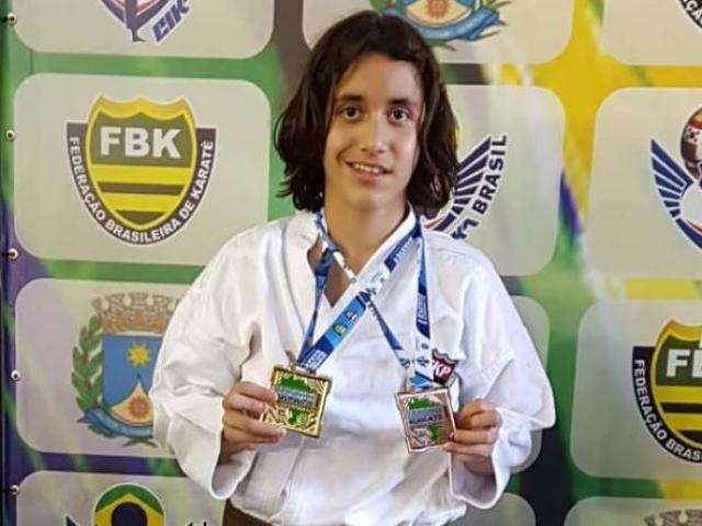 Atleta de Ribas do Rio Pardo conquista t&iacute;tulo Brasileiro de Karat&ecirc;