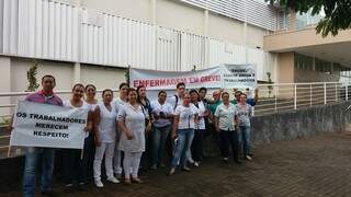 Funcionários do Hospital Auxiliadora entram em greve por falta de pagamento. (Foto: Divulgação)