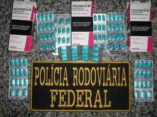 Contrabandista cruzava MS levando remédio para emagrecer proibido Contrabandista cruzava MS levando remédio para emagrecer proibido