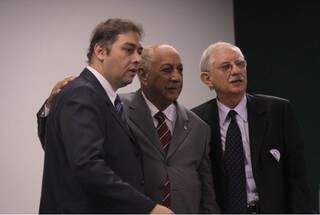 Bernal ao lado de dirigentes nacionais do PP (Foto: Divulgação do PP)
