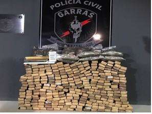 Garras intercepta comercializa&ccedil;&atilde;o e apreende 254 kg de maconha 
