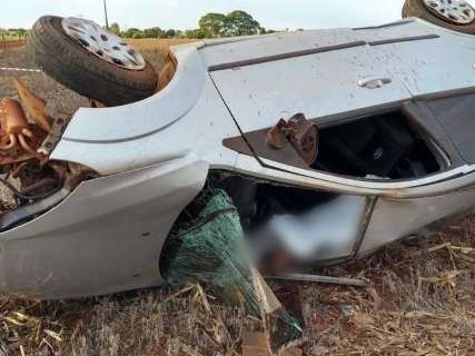 Morador da zona rural perde controle de dire&ccedil;&atilde;o, capota carro e morre 