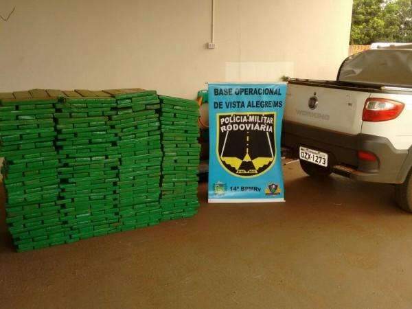 PRE apreende carga de 616 kg de maconha que seria entregue na Capital
