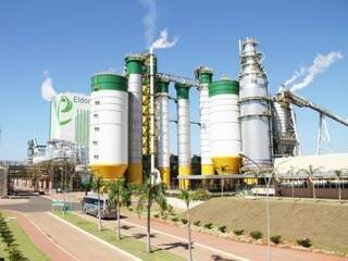 Eldorado, fábrica de celulose localizada em Três Lagoas. (Foto: Divulgação/Arquivo).