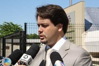 Advogado do Centro de Oncologia e Hematologia de Mato Grosso do Sul, Felipe Barbosa. (Foto: Marcos Ermínio)