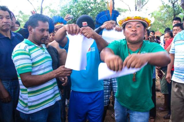 Prazo continua valendo e &iacute;ndios t&ecirc;m at&eacute; amanh&atilde; para deixar fazenda Buriti