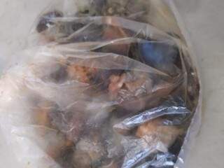 Papelotes da droga estavam embalados em um saco plástico. (Foto: Direto das Ruas) 