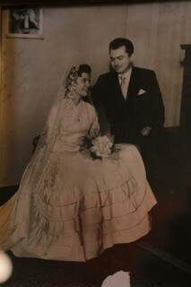 Casamento foi em maio de 1954. (Foto: Alcides Neto)