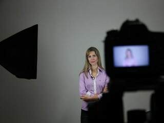 A jornalista Karina Maia apresenta o TV New. início de uma nova era no maior portal de notícias do Estado.(foto WTW)
