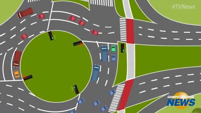 Computa&ccedil;&atilde;o gr&aacute;fica mostra como vai ficar a rotat&oacute;ria da Via Parque ap&oacute;s obras