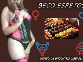 Anúncio do Beco Espetos é bastante sugestivo. (Foto: Reprodução/Facebook)