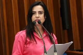 Deputada Mara Caseiro falou sobre a participação da mulher na política (Foto: Assessoria/ALMS)