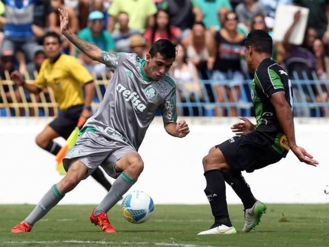 Palmeiras eliminado da Copa S&atilde;o Paulo ap&oacute;s perder do Am&eacute;rica--MG  nos p&ecirc;naltis
