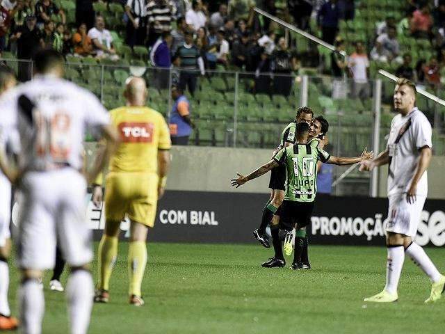 Am&eacute;rica Mineiro vence em casa por 2 a 1 sobre o Vasco 