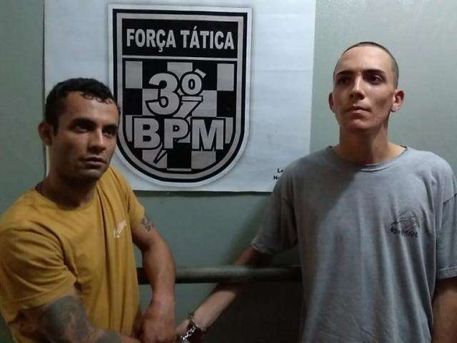Dupla &eacute; presa depois de render e roubar clientes de estabelecimento 