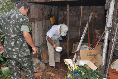 Com apoio do Exército, CCZ faz mutirão contra transmissor da febre chikungunya