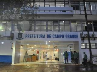 Entrada da Prefeitura de Campo Grande. (Foto: Paulo Francis/Arquivo).