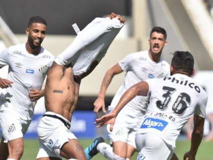 Santos vence o Botafogo e iguala número de pontos do Palmeiras