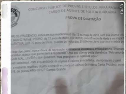 Comissão exclui prova de digitação do concurso da Polícia Civil de MS