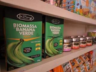 Polpa de biomassa de banana verde. (Foto: Alcides Neto)