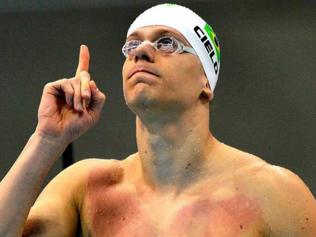 Cielo busca medalha nos 100 metros livre nas Olimp&iacute;adas
