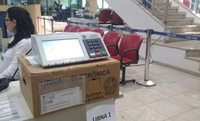 TRE-MS define datas para testes e entrega das urnas no 2&ordm; turno