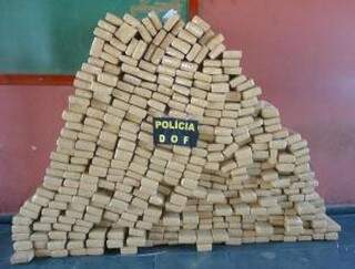 De 1º de janeiro até hoje, polícia tirou 34,5 toneladas da droga de comercialização (Foto: Divulgação/DOF)