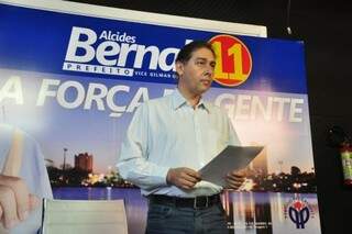 Prefeito eleito de Campo Grande anunciou secretariado no final da tarde de ontem (Foto: João Garrigó)