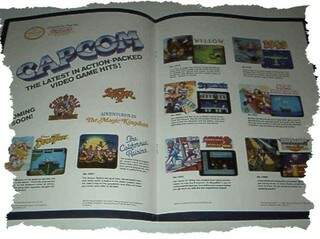 Catálogo da Capcom de 1986