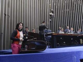 Simone votou por texto desidratado na CCJ, assim como Nelsinho; Soraya disse ser contra manutenção do fundo. (Foto: Waldemir Barreto/Agência Senado)