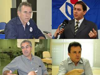 Candidatos, os deputados Edson Giroto, Alcides Bernal, Reinaldo Azambuja e Vander Loubet, tiveram produção no Legislativo analisada por ONG.