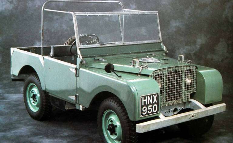 O primeiro modelo do Land Rover Defender