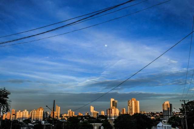 Quarta-feira com previs&atilde;o de chuvas e m&aacute;xima de 33&ordm;C em MS