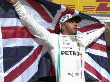 Bottas vence GP nos EUA, mas segundo lugar faz de Hamilton hexacampeão mundial