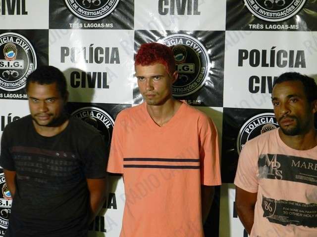 Acusados de assassinar homem em Tr&ecirc;s Lagoas s&atilde;o apresentados pelo SIG