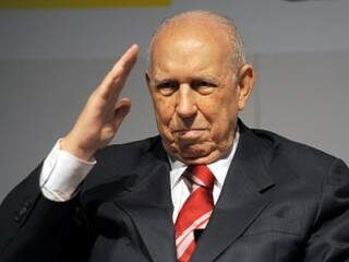 O ex-presidente José Alencar, falecido hoje, em São Paulo.