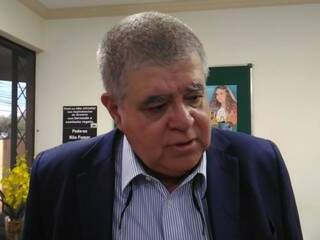 Ministro Carlos Marun em entrevista na sede do MDB, em Campo Grande. (Foto: Kleber Clajus/Arquivo).
