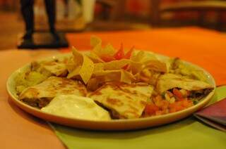 Quesadilla Mundaca, um dos pratos favoritos. (Foto: Alcides Neto)