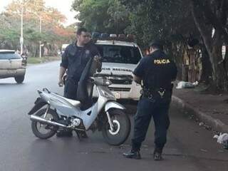 Brasileiro estava de moto e foi executado hoje em Pedro Juan Caballero (Foto: Porã News)