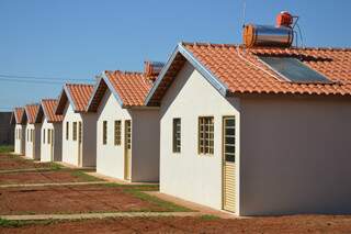 Casas populares construídas com recursos do Minha Casa Minha Vida. (Foto: Minamar Júnior)