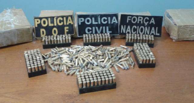 Pol&iacute;cia prende homem com 4,2 mil muni&ccedil;&otilde;es em Maracaju