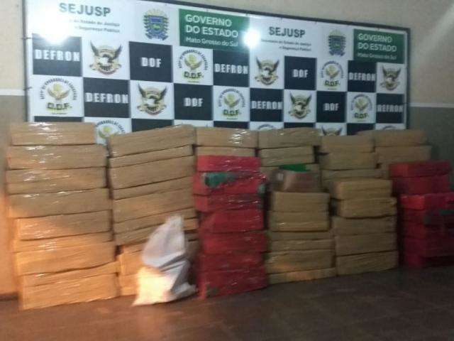 DOF apreende duas toneladas de maconha em assentamento rural