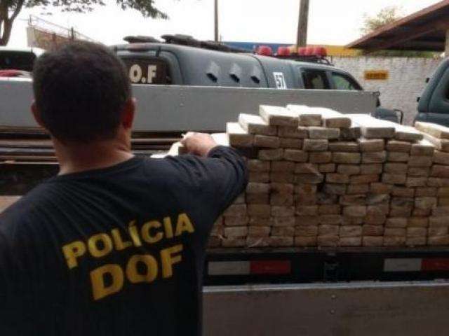 MS quebra recorde com apreens&atilde;o de 427 toneladas de droga em 2017