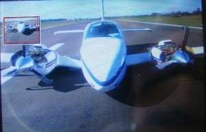 Trem de pouso n&atilde;o funciona e aeronave aterrissa de &ldquo;barriga&rdquo; em Tr&ecirc;s Lagoas  