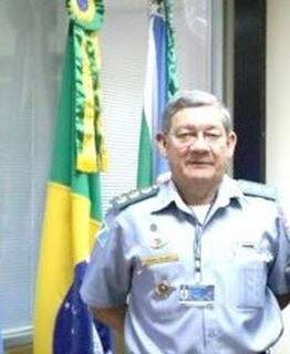 Coronel Geraldo Orti quando comandou a PMMS., entre 2007 e 2009. Segue internado no Proncor, na Capital (Foto: Divulgação/PMMS)