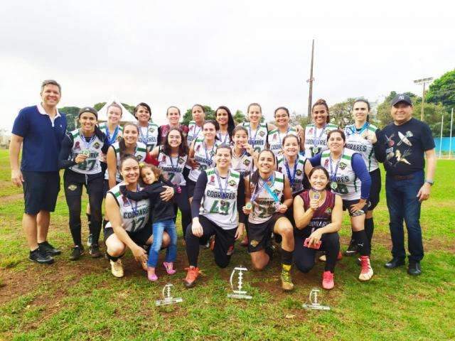 Equipe da Capital fatura t&iacute;tulo regional feminino de &ldquo;Flag Football&rdquo;